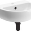 Thirlmere 450x400mm 1TH Cloakroom Basin & Black Bottle Trap