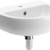Thirlmere 450x380mm 1TH Cloakroom Basin & Chrome Bottle Trap