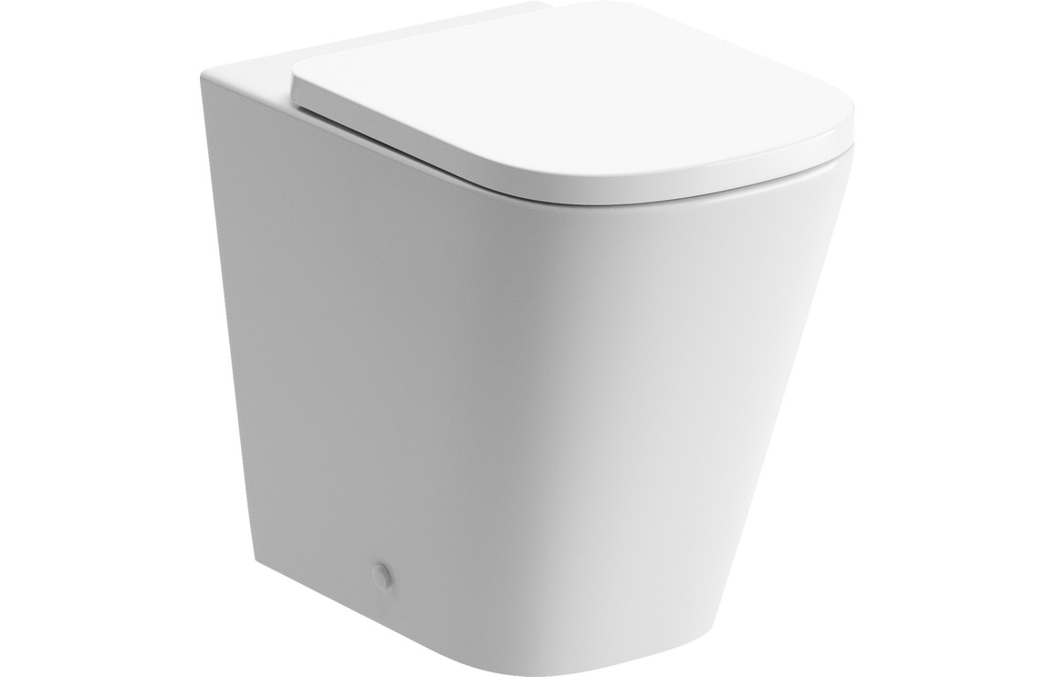 Trent Rimless Back To Wall Short Projection WC & Soft Close Seat