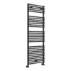 Dove Round Ladder Radiator (500x1450mm) - Black