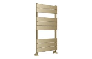 Fairlands Square Ladder Radiator (500x840mm) - Brushed Brass