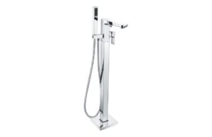 Barnwell Floor Standing Bath/Shower Mixer - Chrome