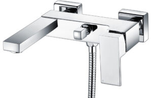 Windsor Wall Mounted Shower Mixer & Shower Kit - Chrome