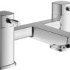 Twinwoods Bath Filler - Chrome