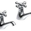 Shearwater Bath Pillar Taps - Chrome