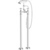 Tates Floor Standing Bath/Shower Mixer & Shower Kit - Chrome