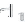 Vema Maira 4-Hole Deck Mounted Bath/Shower Mixer - Chrome