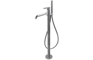 Vema Timea Floor Standing Bath/Shower Mixer - Chrome