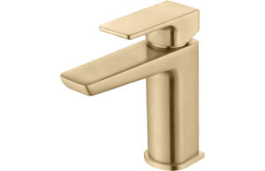 Barnwell Basin Mixer & Waste - Brushed Brass