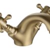 Tates Basin Mixer & Pop Up Waste - Brushed Brass