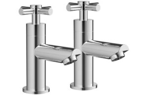 Oakwood Basin Taps - Chrome