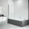 Merlyn 800x1500mm Single Square Bath Screen (6mm)