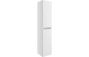 Stevenage 300mm 2 Door Wall Hung Tall Unit - White Gloss