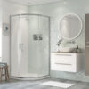 Aqua Gold 900mm 1 Door Quadrant - Chrome