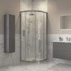 Aqua Platinum 800x800mm 2 Door Quadrant - Chrome