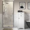 Aqua Platinum 900mm Hinged Door - Chrome
