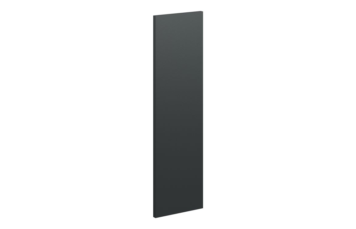 Verity Slim Depth End Panel - Matt Graphite Grey