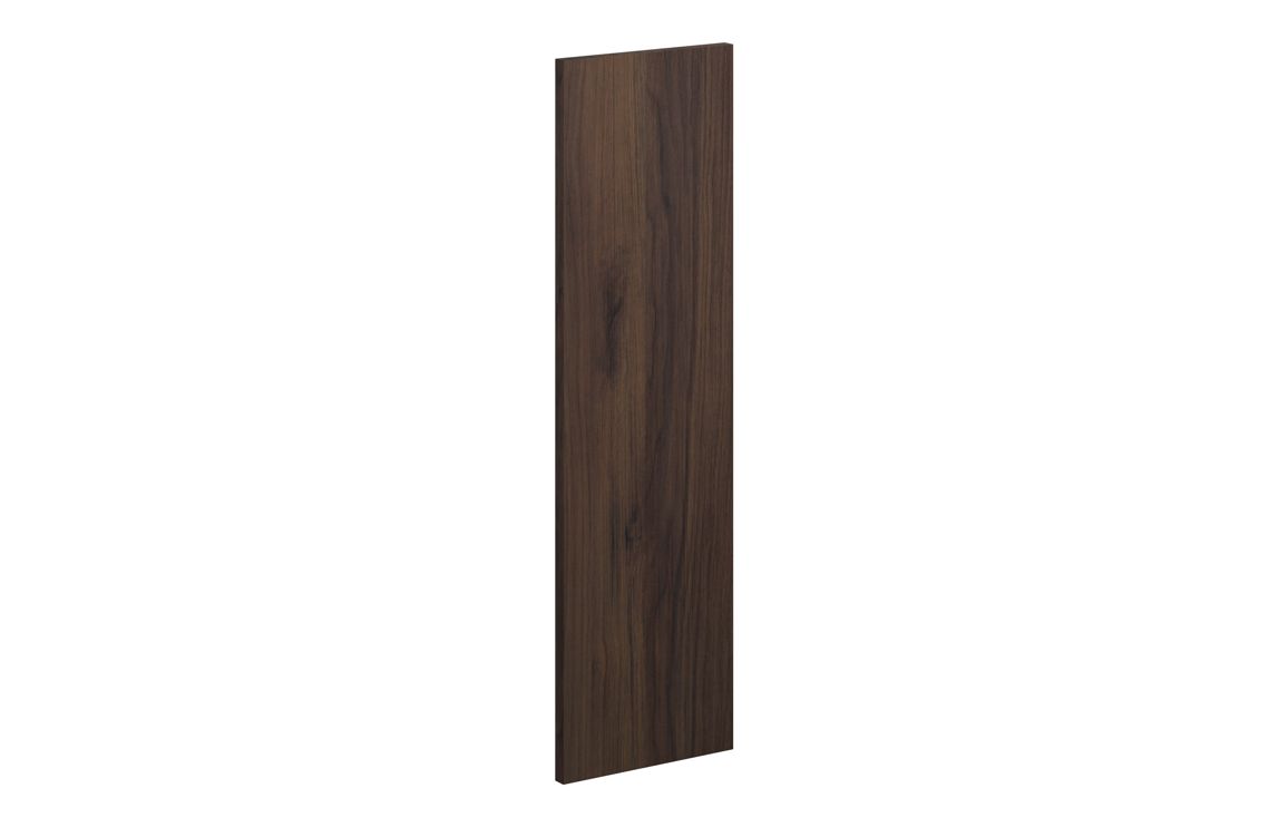 Truro Slim Depth End Panel - Warm Walnut