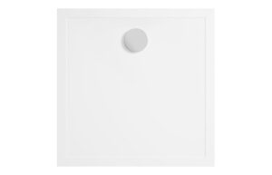 28mm Anti-Slip Ultra-Slim 800mm Square Tray & Waste