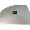 25mm Ultra-Slim 1000mm x 800mm Offset Quadrant Tray & Waste (RH)
