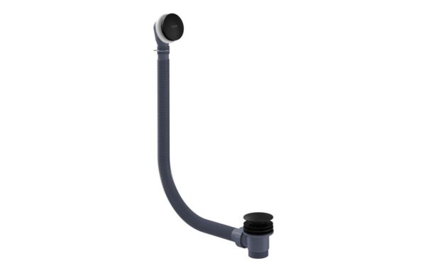 VitrA Round Bath Waste - Matt Black