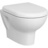 VitrA Zentrum Rimless Wall Hung Pan Only - White