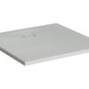 VitrA Leaf 900mm x 800mm Rectangular Tray - Matt Gray