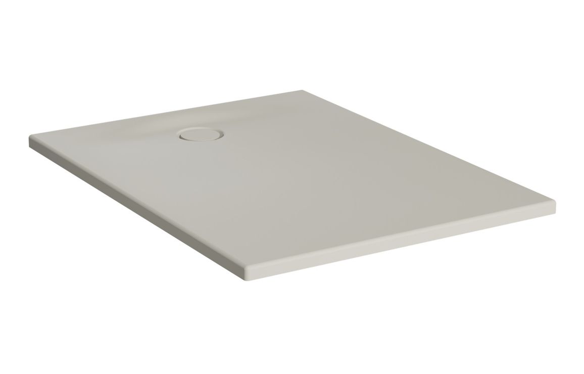 VitrA Leaf 1000mm x 900mm Rectangular Tray - Matt Taupe