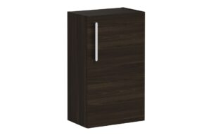 VitrA Root Flat 40cm 1 Door Slim Lower/Base Unit (RH Hinge) - Walnut