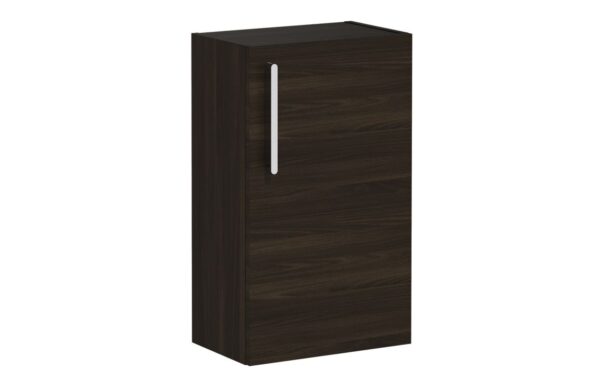 VitrA Root Flat 40cm 1 Door Slim Lower/Base Unit (RH Hinge) - Walnut