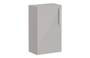 VitrA Root Flat 40cm 1 Door Slim Lower/Base Unit (LH Hinge) - Bright Sahara Beige