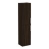 VitrA Root Flat 40cm 2 Door Tall Unit (LH Hinge) - Walnut