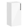 VitrA Root Flat 40cm 1 Door Lower/Base Unit (LH Hinge) - High Gloss White