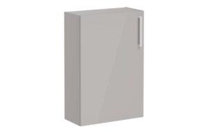 VitrA Root Flat 55cm 1 Door Slim Lower/Base Unit (LH Hinge) - Bright Sahara Beige