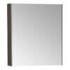 VitrA 620x695mm Mirrored Cabinet (RH Hinge) - Brushed Chrome
