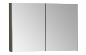 VitrA 1020x695mm Mirrored Cabinet - Brushed Chrome