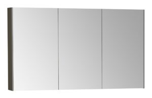 VitrA 1220x695mm Mirrored Cabinet - Brushed Chrome