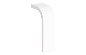 VitrA Root Flat Leg Set for 3 Drawer Units - Matt White