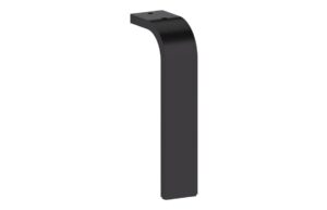 VitrA Root Flat Leg Set for 2/4 Drawer Units - Matt Black