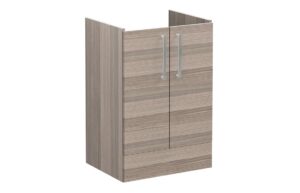 VitrA Root Flat 60cm 2 Door Floor Standing Washbasin Unit - Cordoba