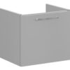 VitrA Root Flat 60cm 1 Drawer Washbasin Unit - Matt Rock Grey