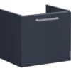 VitrA Root Flat 60cm 1 Drawer Washbasin Unit - Matt Dark Blue