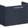 VitrA Root Flat 80cm 1 Drawer Washbasin Unit - Matt Dark Blue