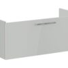 VitrA Root Flat 100cm 1 Drawer Washbasin Unit - Shiny Pearl Grey