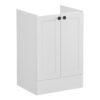 VitrA Root Classic 60cm 2 Door Floor Standing Washbasin Unit - Matt Light Grey