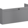 VitrA Root Classic 100cm 1 Drawer Slim Washbasin Unit - Matt Grey