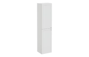 VitrA Root Classic 40cm 2 Door Tall Unit (LH Hinge) - Matt Light Grey
