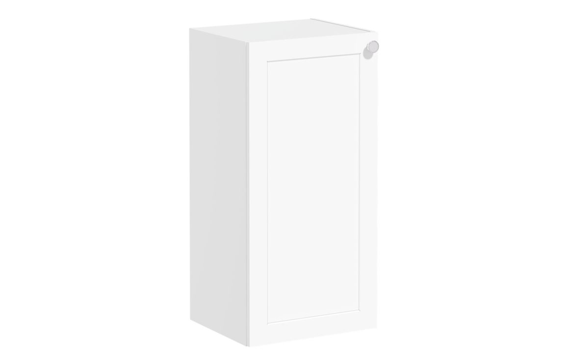 VitrA Root Classic 40cm 1 Door Lower/Base Unit (LH Hinge) - Matt White