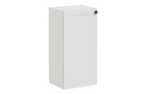 VitrA Root Classic 40cm 1 Door Lower/Base Unit (LH Hinge) - Matt Light Grey