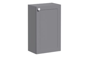 VitrA Root Classic 40cm 1 Door Slim Lower/Base Unit (RH Hinge) - Matt Grey